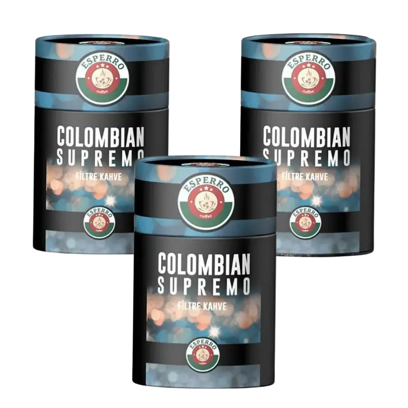 3x80gr Colombian Supremo Filtre Kahve 240 gr